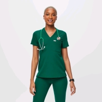 New Size XS Women's FIGS Catarina One-Pocket Scrub Top | Retails $58