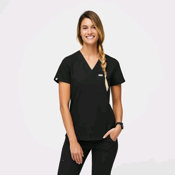 New Size XS Women's FIGS Catarina One-Pocket Scrub Top | Retails $58