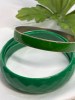 Green Wide Bracelets Green Rhinestone Watch Charm Bracelet Green Glass - 4