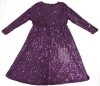 New Size 18-20 Women's BLOOMCHIC Supremely Sequinned Long-Sleeve Pleated Dress with Stretch - 3