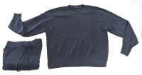 New Size Large Women's 2-Piece Knit Crewneck Sweater & Elastic Drawstring Waist Pants Set