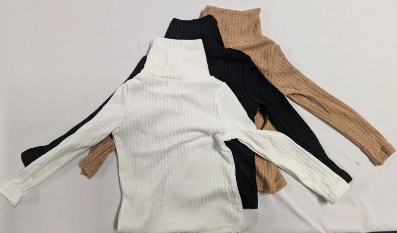 3 New 18-24m Kids Long Sleeve Turtle Neck Sweaters.