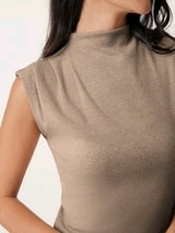 New Medium Women's OGL Mockneck Tucks Tank.