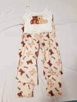 New size small ladies Teddy Bear pajamas