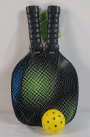 New - PickleBall Set - 2 Paddles & Ball