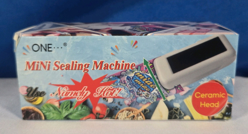 New | One Mini Hand Held Sealing Machine | Measures 4" x 1.5"