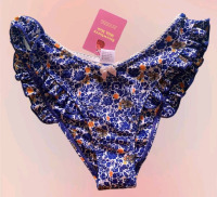 New | Small Womens Strawberry Milk Mob Bathing Suit Bottom