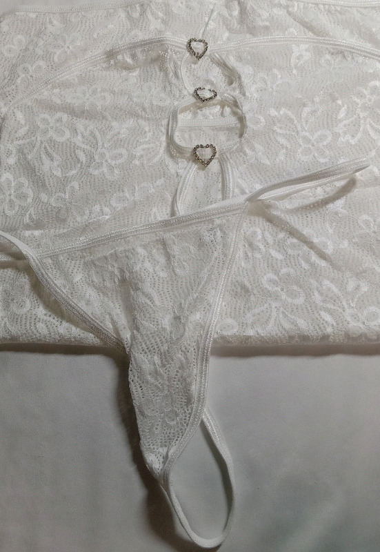 *Adults Only* New | Size L Women's G-String and Lace Dress
