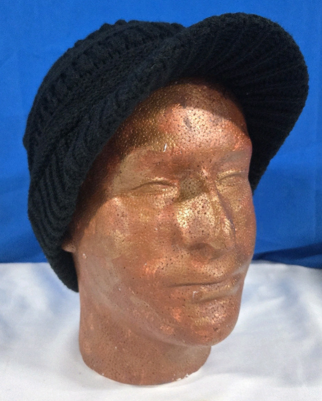 New | Unisex Knit Wool Hat W/ Brim