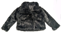 New Size Small Women's Super Shaggy Faux Fur Winter Jacket