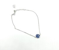 New | Sterling Silver Enamel Bracelet, Retail $300.00.