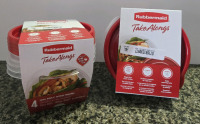 8 New | Rubbermaid 760mL TakeAlongs Small Bowls Food Storage Containers