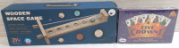 New Wooden Space Game & Five Crowns Rummy-Style Game