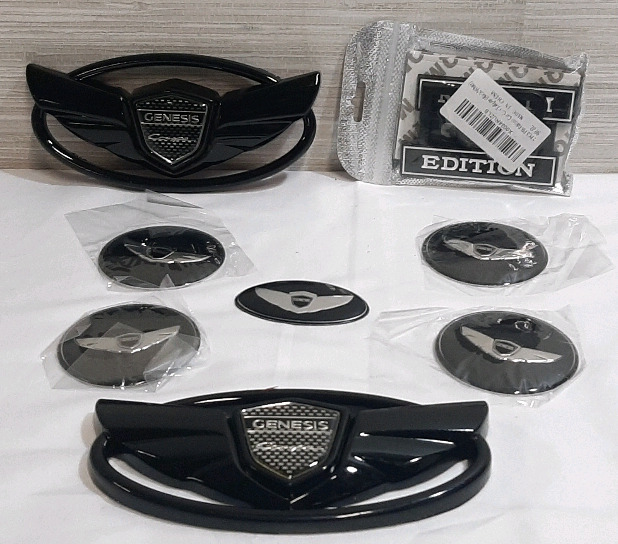 Lot of New Genesis Pins and Grill Emblems