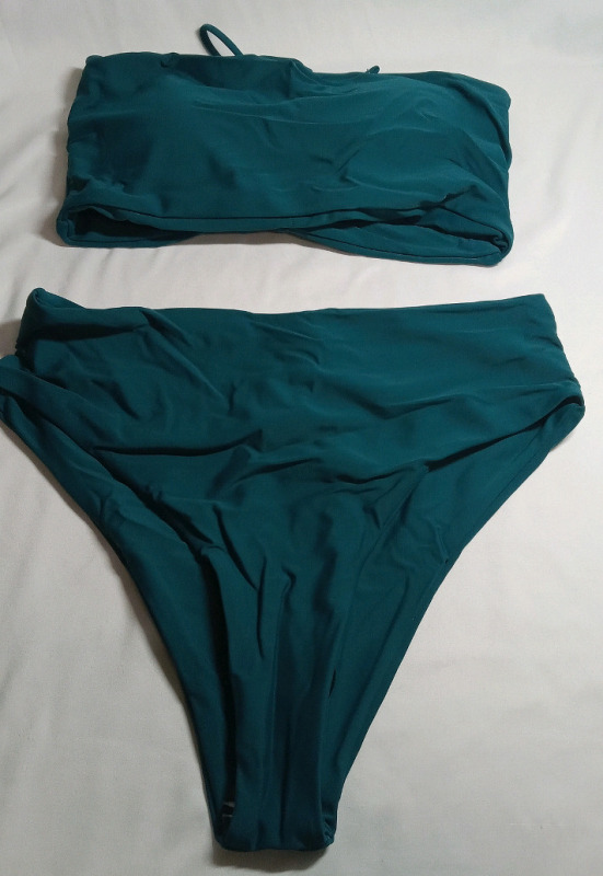 New | Size M Women's High-waisted Straples Bikini Swim Suit