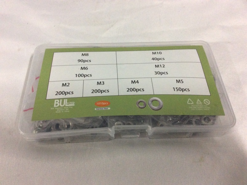 New Stainless Steel Washers 1010 pcs