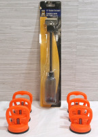 6 New Car Dent Pullers & An 11" Gasket Scraper