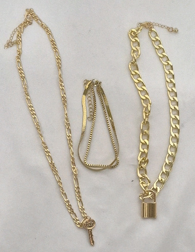 3 New Jewelry Lot - Necklaces & Bracelet