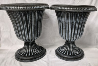 2 New 14" Urn Planters - Plastic