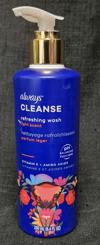 New Always Cleanse Refreshing Wash Light Scent 250mL