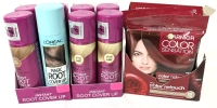 4 New Garnier RED Color Retouch Packs, 7 EverPro MEDIUM to LIGHT BLOND Gray Away Coverup (42.5g) + L'Oreal LIGHT BROWN Magic Root Cover Up (57g)