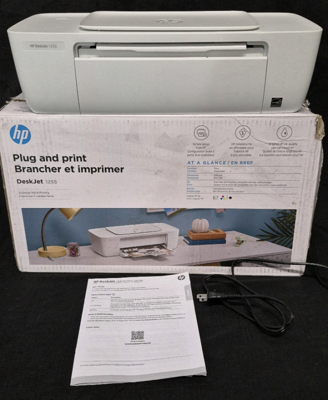HP Desk Jet 1255 Plug and Print Printer
