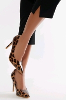 New Size 11 Women's Azarayah Something Havana Leopard Print High Heels (4.25" Heels)