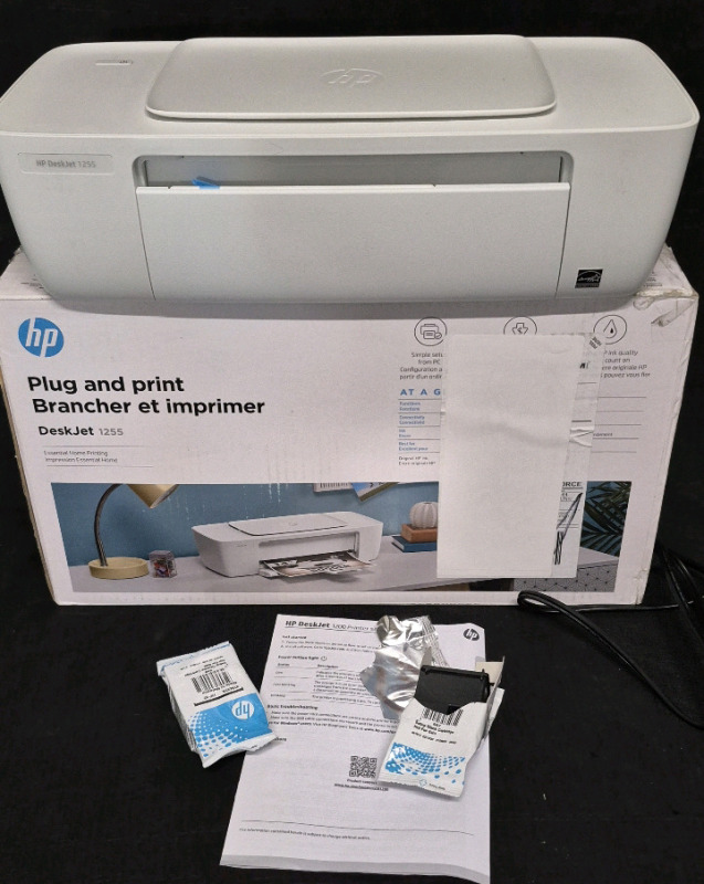HP Desk Jet 1255 Plug and Print Printer