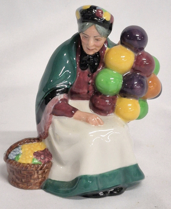 1948 ROYAL DOULTON Figure The Old Balloon Seller H.N. 2129 - 3.75" Tall