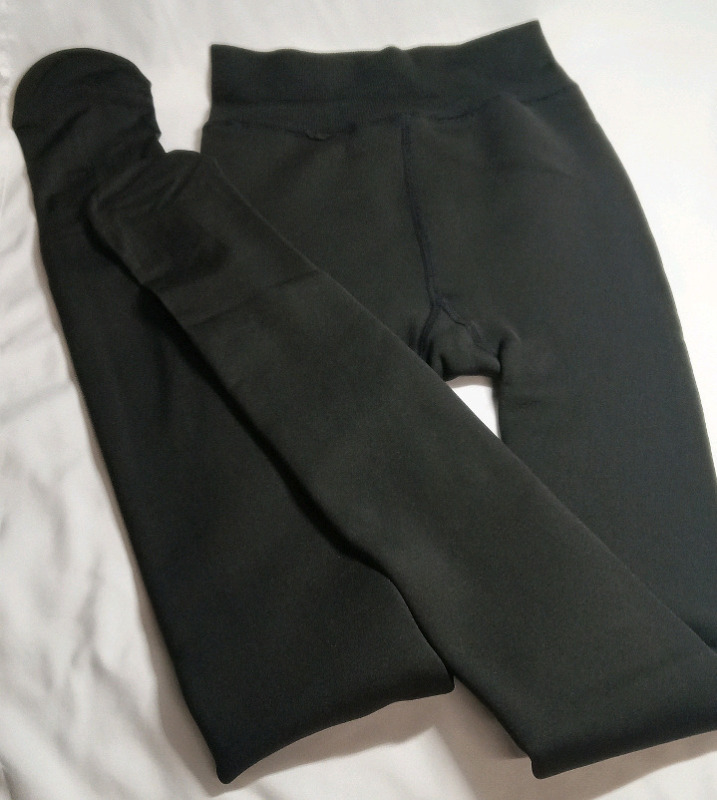 New | Women's Black Insulated Leggings/Tights