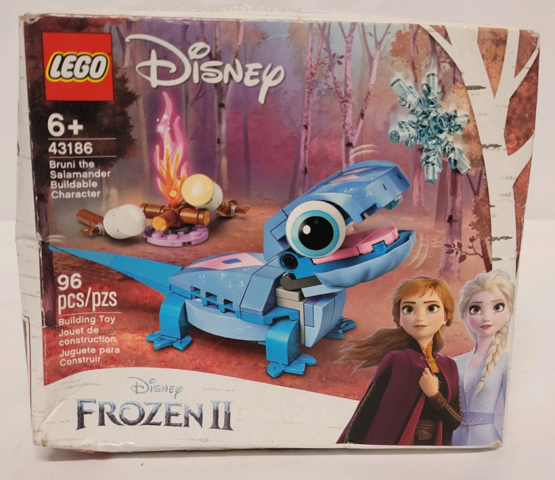 New - LEGO Disney Frozen II Bruni the Salamander , 96pcs. Set # 43186 . Bend damage to box