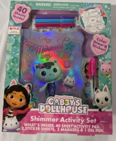 New Gabby's Dollhouse Shimmer Activity Sheets.