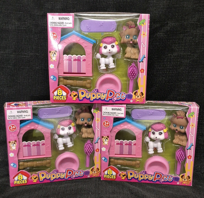 3 New Puppy Pet Kid's Toys for 3yrs+