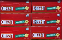 6 New: White Cheddar Cheez It Boxes - Baked Snack Crackers - 595g Per Box - Exp July 27 2025