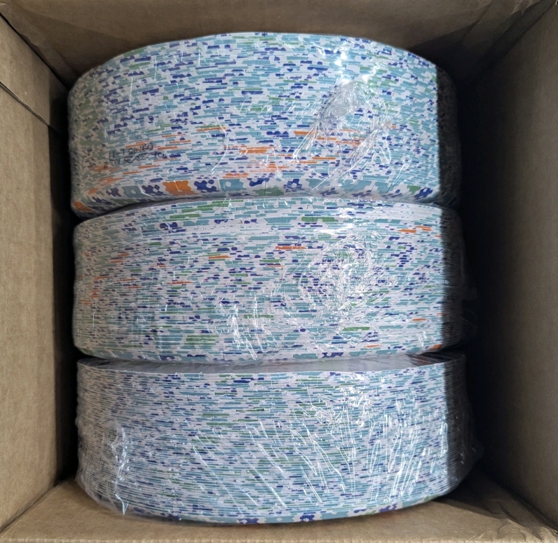 3 New: Heavy Duty Paper Plate Packs - 60 Plates Per Packs - 25.6cm Diameter