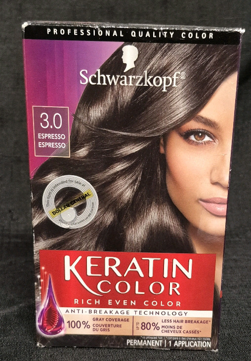 New Schwarzkopf Permanent Espresso 3.0 Hair Dye