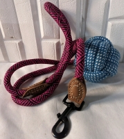 New Corded Dog Leash and Ball.