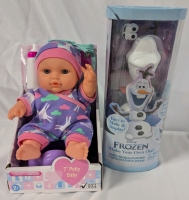 New Dream Collection 7" Potty Baby & Disney Frozen Make your Own Olaf Kit.