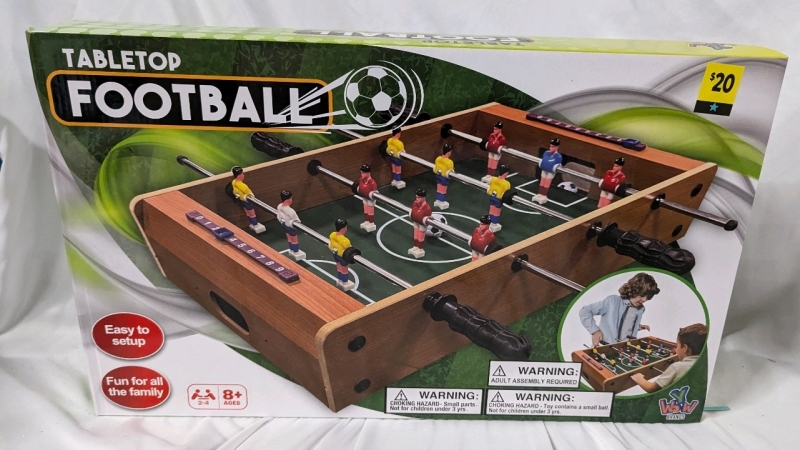 New YWow Tabletop Football. 9" by 12" by 4"