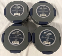4 New Trueliving 5 pc Round Lunch Box Set. 2 Sets are Missing 2 lid snaps.