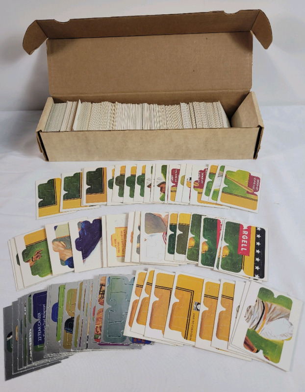 1990 - 91 LEAF MLB Baseball Puzzle Trading Card Singles . 260+ Cards
