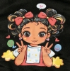 3 New Size 6Y Kids Adorable Girl Print Hoodies - 4