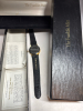 Franklin Mint Embossed Eagle Dial Gold Plated Watch in Watch Logo Inner Outer Box Papers - 8