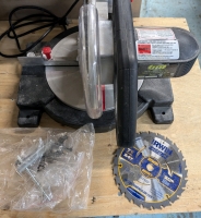 TMT 8.25" Compound Mitre Saw with Laser Guide. Come with Extra 7.25" Blade.
