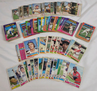 1973 - 1978 O Pee Chee MLB Baseball Trading Card Singles . 135+ Trading Cards