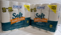 TrueLiving 64 Rolls Soft Bath Tissue 2 Ply