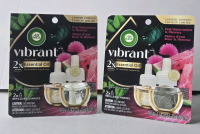 4 New | Airwick Scented Oils Vibrant Refills: Pink Watermelon & Mimosa Scented