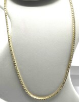 Gold Plated Sterling Silver CZ (8ct) 16-18" Tennis Necklace, W/A $1770.00.