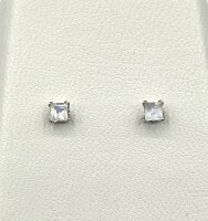 10KT White Gold Natural Moonstone (0.22ct) Earring, W/A $425.00.