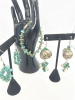 Turquoise Rabbit Earrings Bracelet and Dangles